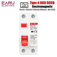 2P 32A 10/30/100/300mA Type A RCCB RCD ELCB Electromagnetic Residual Current Circuit Breaker Differential Breaker Safety Switch