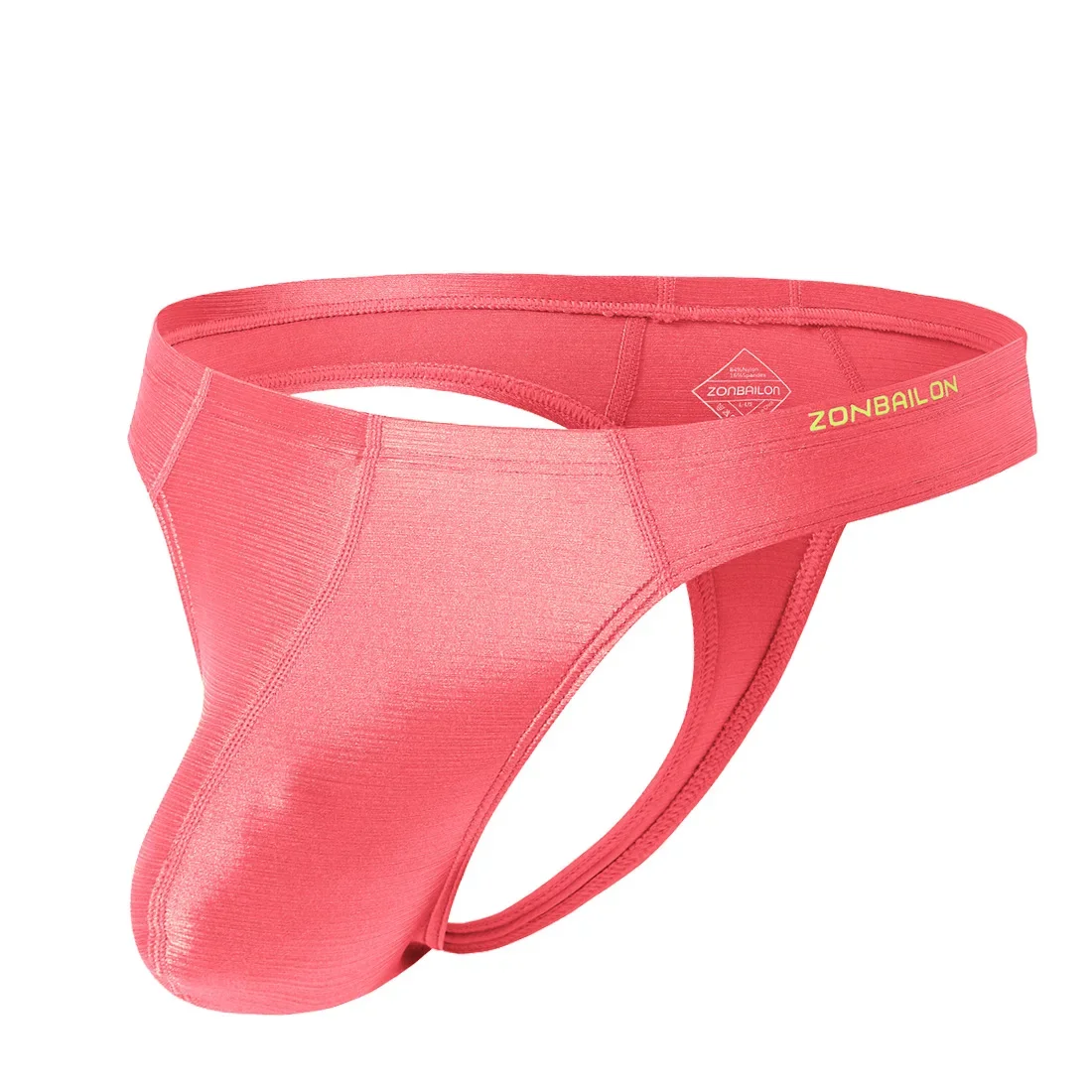 Jinshi Mens Sexy Bikini T-Back Bulge Penis Pouch Mankini Funny Thongs Lingerie Low-waisted G-Strings 7 Colors Selectable