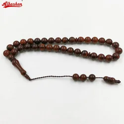 Tasbih Natural kuka Wood muslim Misbaha 33 45 51 99 100 prayer beads islamic Rosary bead arabic fashion