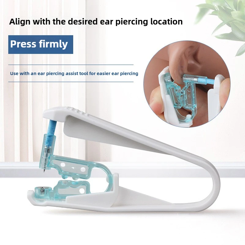 Set Piercing Kit Asepsis Disposable Sterile Ear Piercing Unit Cartilage Tragus Helix Piercing Gun NO PAIN Nose Piercer Tool