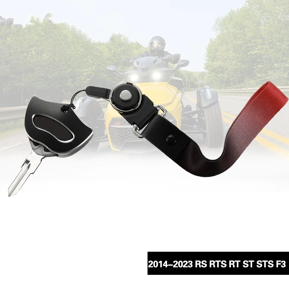 Key Holder Compatible with For Can-Am Spyder Key for Spyder Accessories Aluminum Keys Cover for 2014-2023