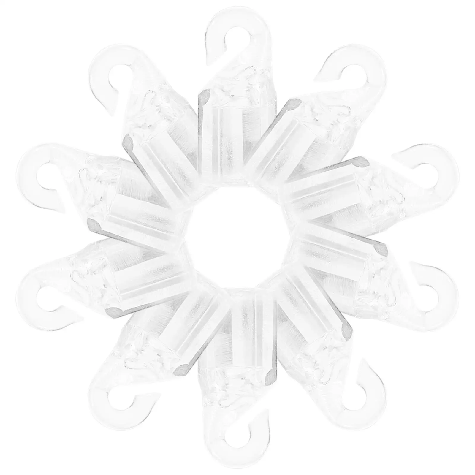 

10 Pcs Curtain Accessories Hooks Blind Wand Hangers Plastic Repair Replacement Parts Tilt Rod Hook Easy