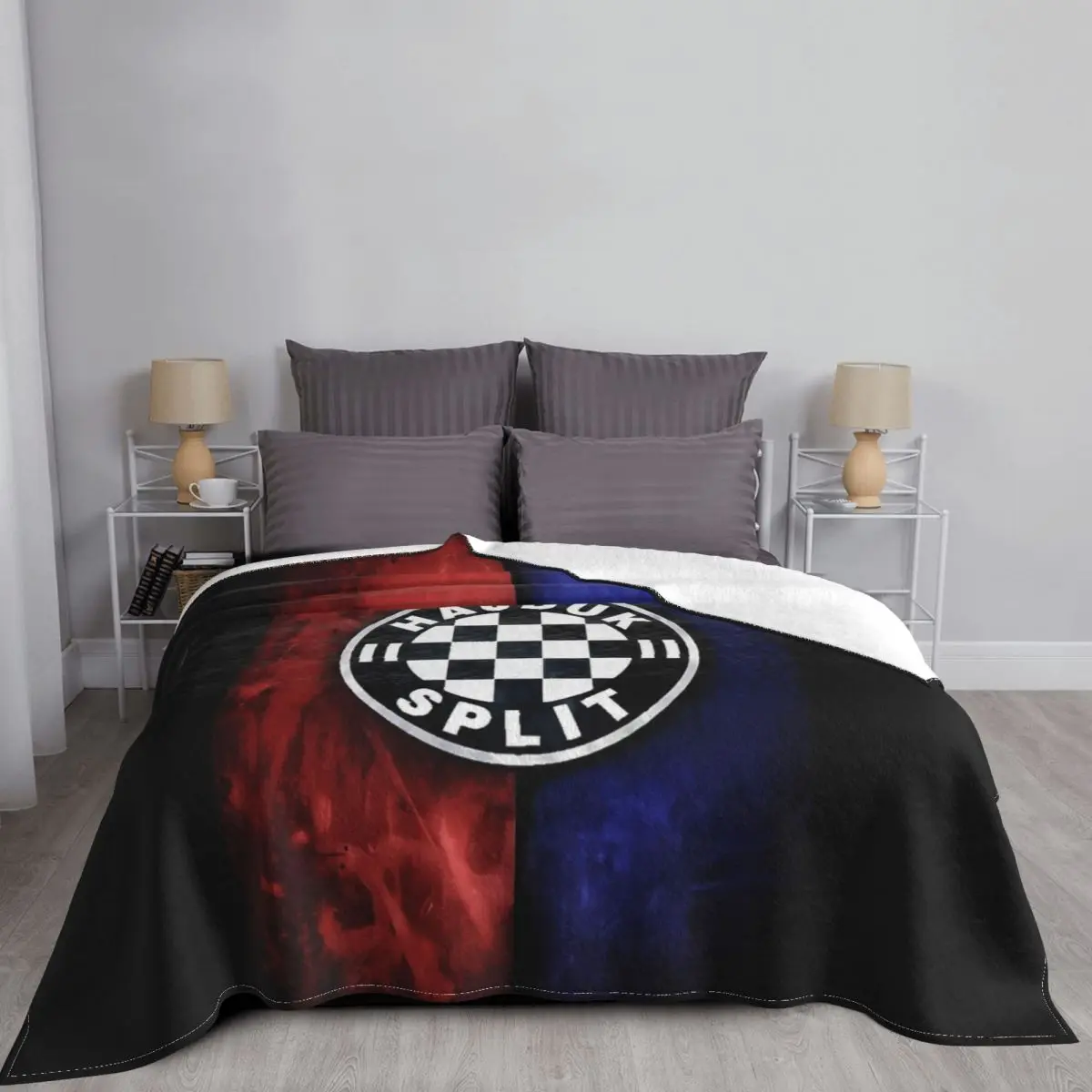 Hajduk Split Blanket Bedspread On The Bed Soft Sofa Bed Aesthetic