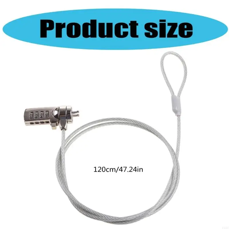 F68C 4-цифр блокировки пароля Комбинация блокировки кабеля цепочка кабеля.