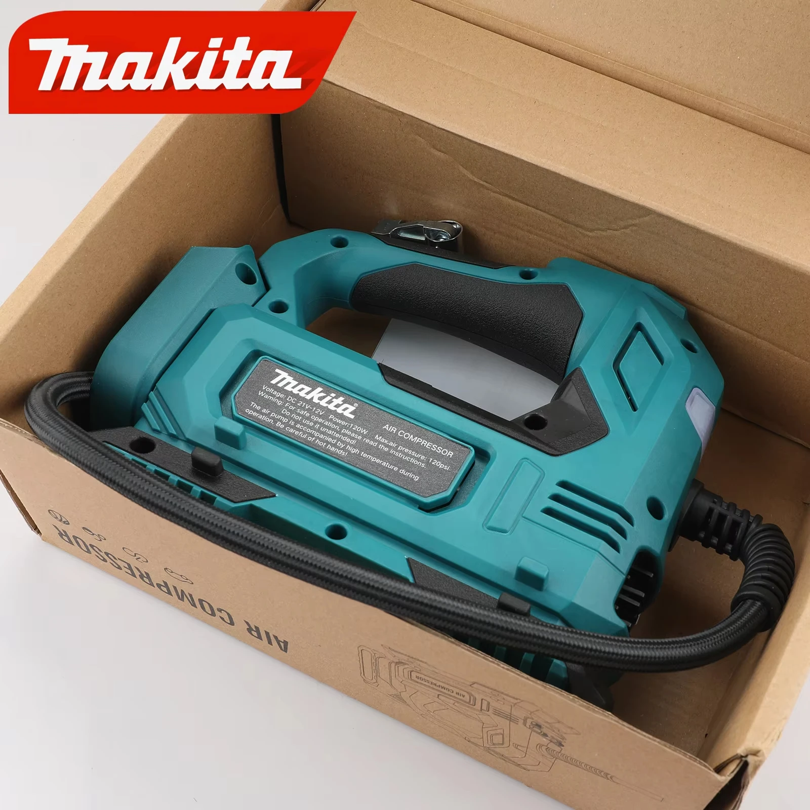 Makita DYS60 gonfleur sans fil automatique pompe à Air électrique pneu de voiture compresseur d'air portatif pour batterie Makita 18V