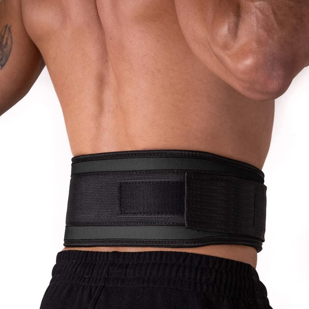 Weight Lifting Belt - Great for Squats,Clean,Lunges,Deadlift, Thrusters - Men and Women - Firm & Comfortable Lumbar Support