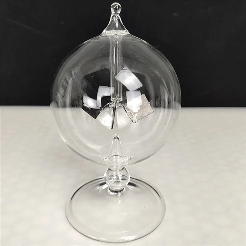 

M15K-3X Solar Crookes Radiometer Glass Windmill Handmade For Party Home Decoration Gift Transparent