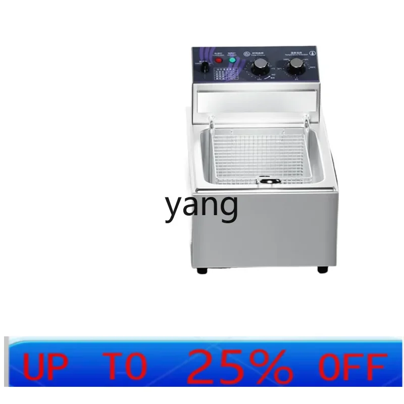 

LTT commercial single and double cylinder stall fried chicken chops fryer fryer commercial