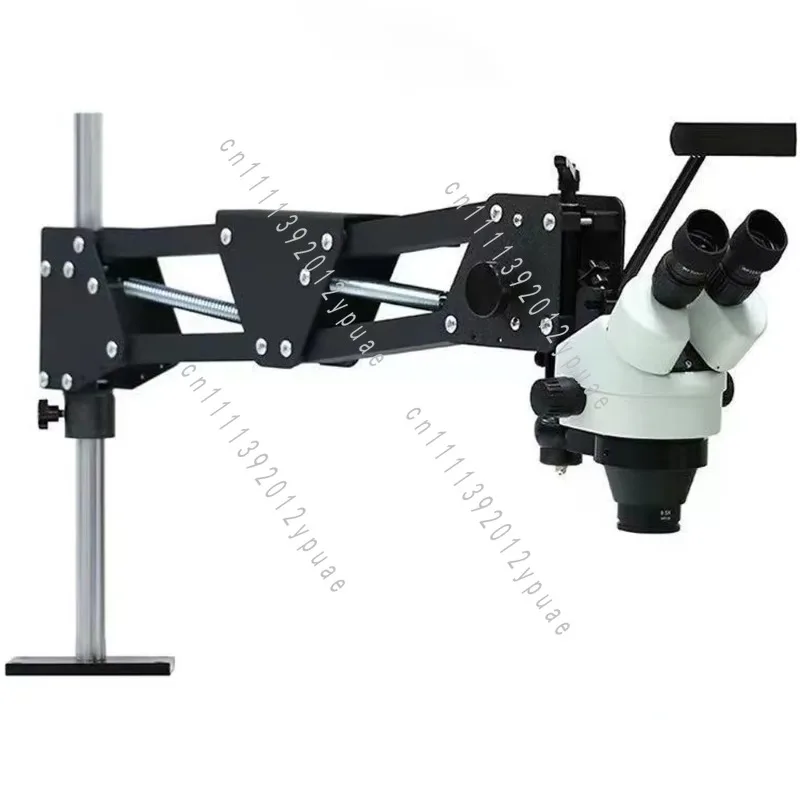 7X-45X Multi-directional Mini Inlaid Microscope with Spring Bracket, Portable Magnifier for Jewelry Making Inspection