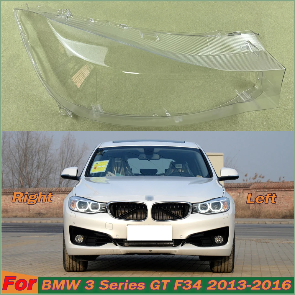 

Headlamp Shell For BMW 3 Series GT F34 2013 2014 2015 2016 Transparent Headlight Cover Lamp Shade Lampshade Lens Plexiglass