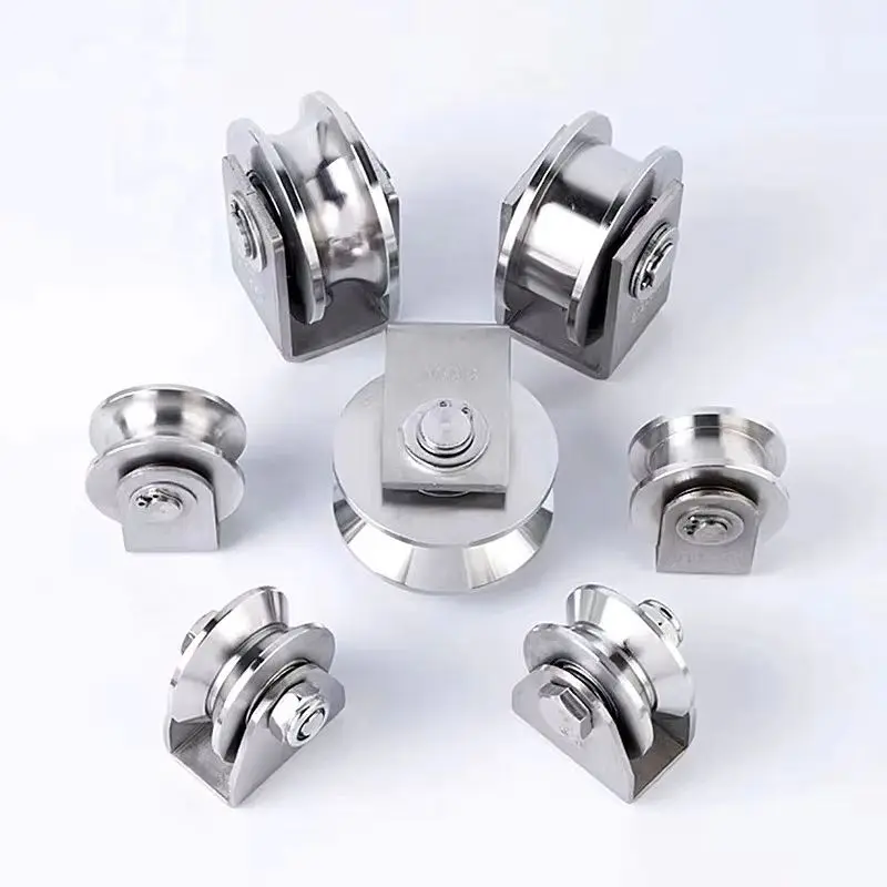 

1 шт. U/V/H форма шкива для душевой двери 201 роликовый шкив для раздвижной двери из нержавеющей стали с подшипником мебельные аксессуары