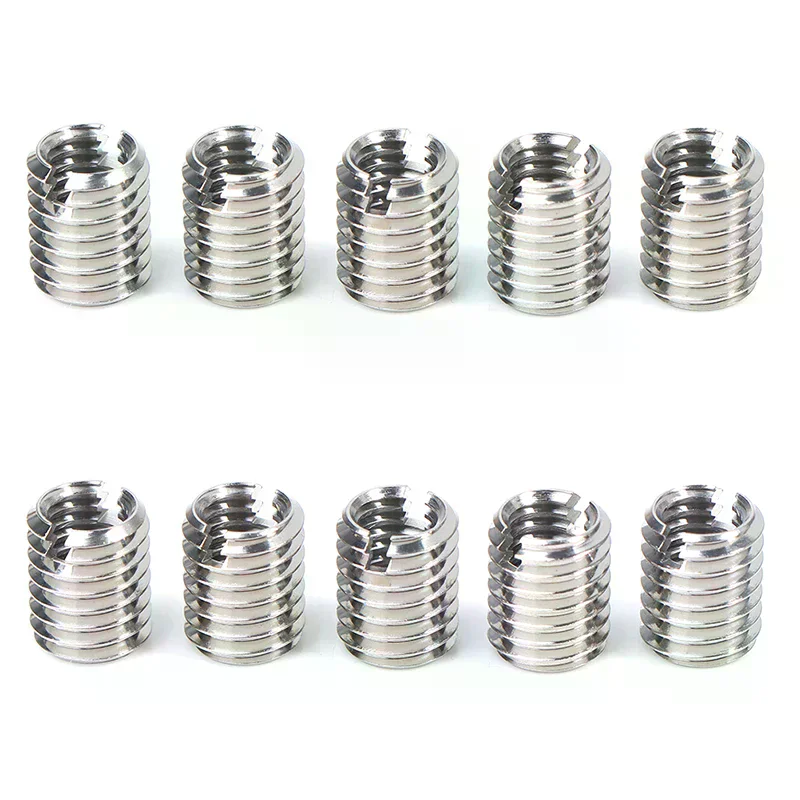 10PCS Stainless Steel Thread Adapters Convert M8 Male to M6 Female