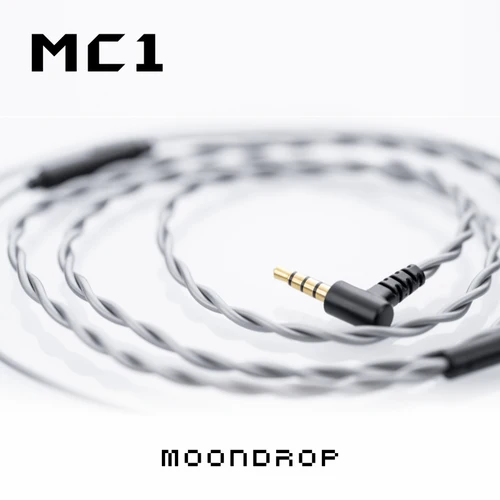 Imagen 2 del producto Cable de actualización MOONDROP MC1, micrófono de 3,5mm, cable de micrófono multiusos de 0,78mm-2 pines para CHU II