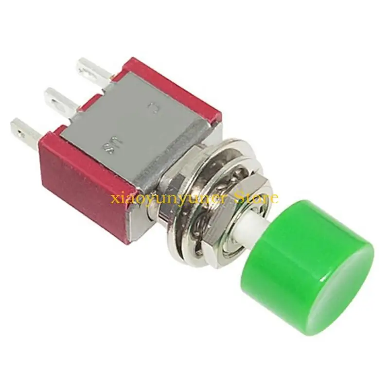 P9JB Mini Momentary Push Button Switches PS102 3Pin 6Pin Atomatic Reset 2A250VAC 5A120VAC For Electronics Appliances