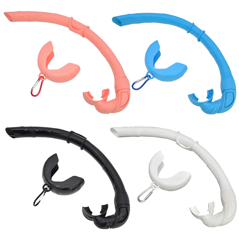 

Силиконовая трубка для снорклинга, складная, с чехлом для хранения, гибкая дыхательная трубка для подводного плавания и фридайвинга
