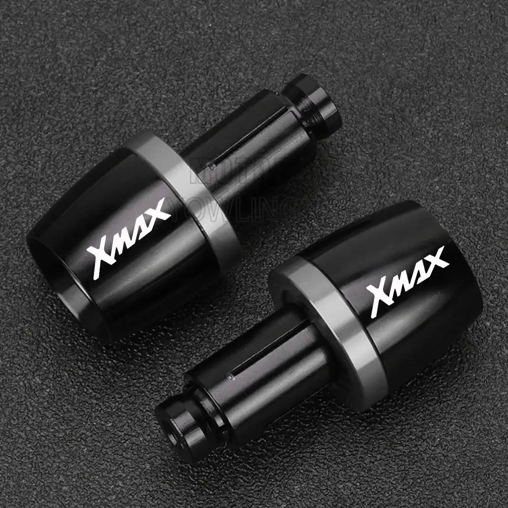 For YAMAHA XMAX X-MAX 125 200 250 300 400 Motorcycle 22mm Handlebar Grips Bar Ends Cap Handle Counterweight Plug XMAX125 XMAX250