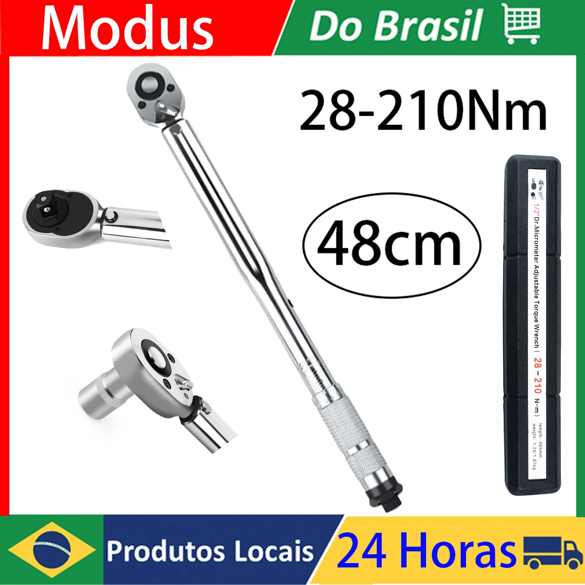 3/8 Inch Torque Wrench 28-210N.m Two-Way Precise Ratchet Wrench Repair Spanner Key Car Repair Square Drive Hand Tools