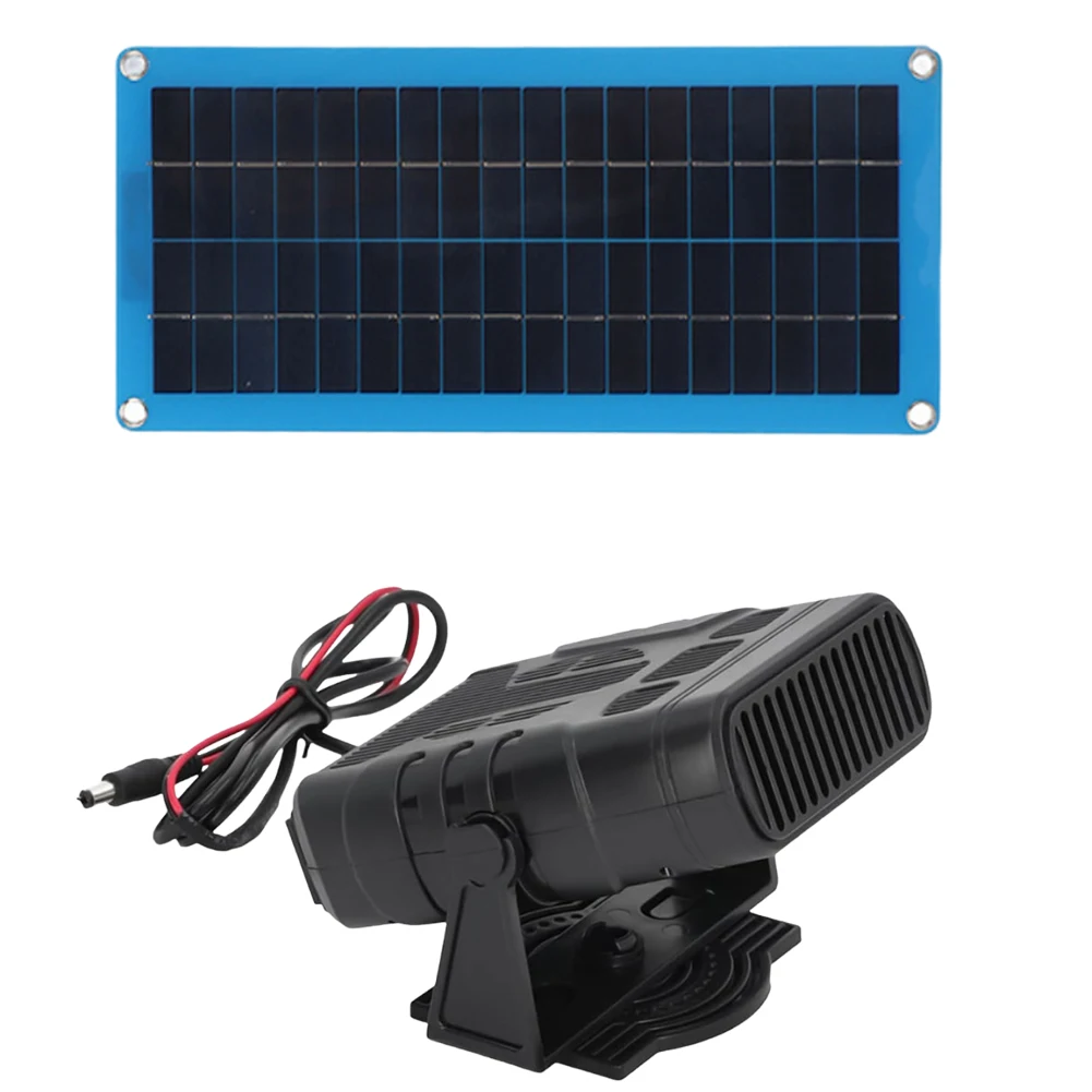 DC 12V 30W Solar Panel Powered Windshield Defogger Window Defroster Drying and Heating Car Solar Heater Auto Air Drying Device