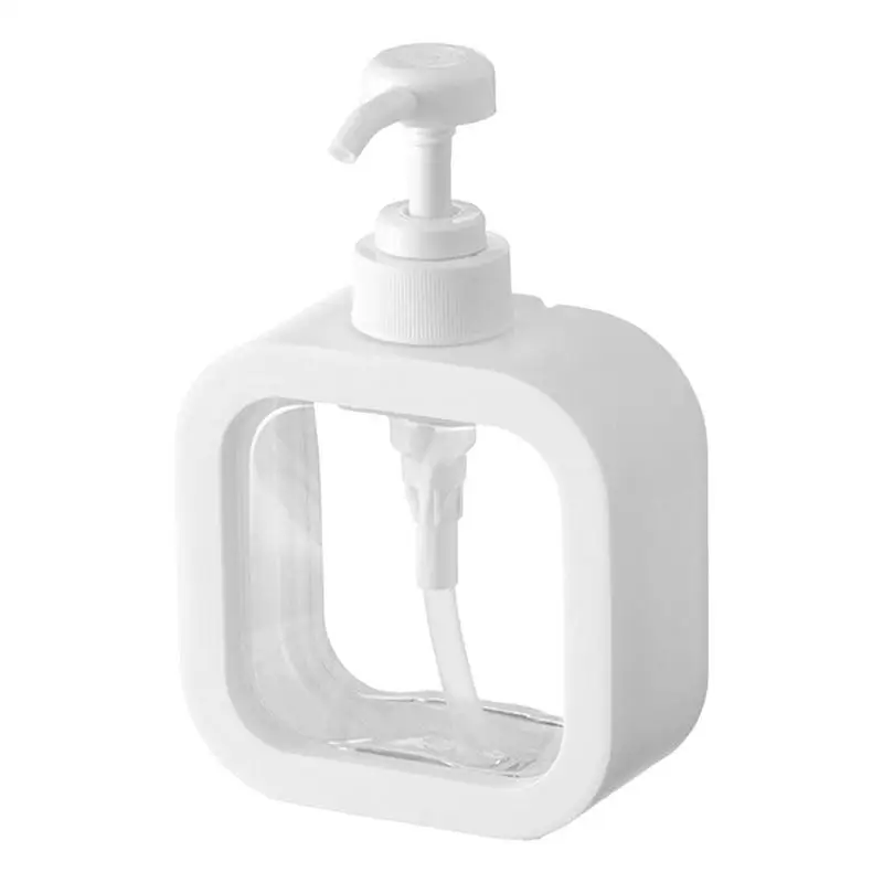 Bathroom Soap Dispenser Frosted Refillable Shampoo Pump Bottle Soap Lotion Container For Handwashing Hand Machine Accessories