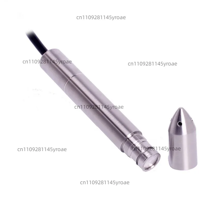 Submersible Water Level Pressure Transmitter 16/27mm Probe 50m Range 4-20mA RS485 Deep Well Dam Liquid Level Detector