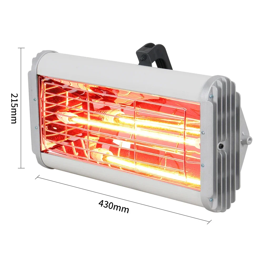 1200w Shortwave Auto Body Infrared Curing Lamp Baking Heating for Paint Drying