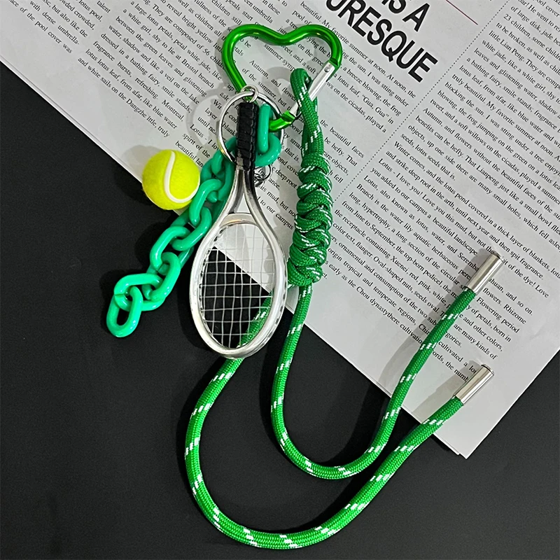 Dopamine-Pendentif en ULtressée pour document, fait à la main, bricolage, raquette de badminton, jouet mignon, clé, pendentif pour sac pour femme, pendentif pour téléphone portable