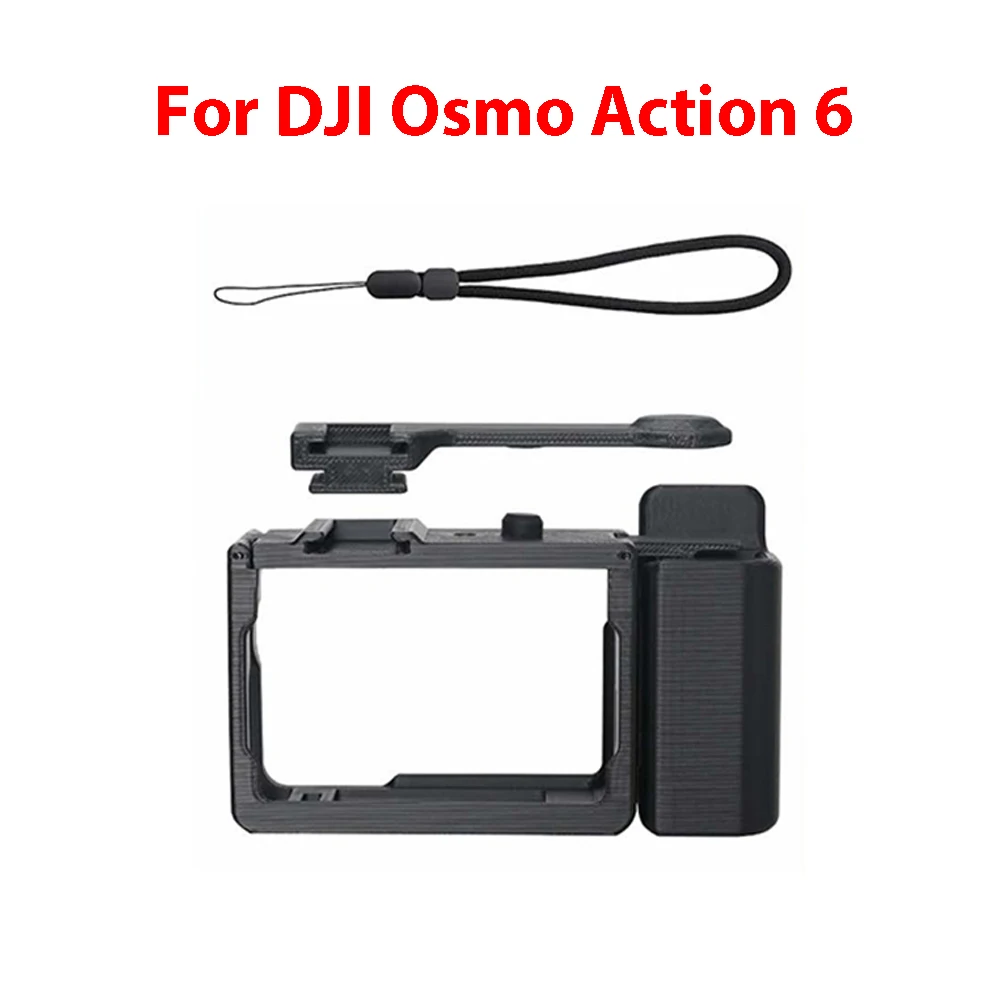 

For DJI Osmo Action 6 Rabbit Cage Street Photography Set Handheld Sports Camera Frame Mount Action Camera Accessories