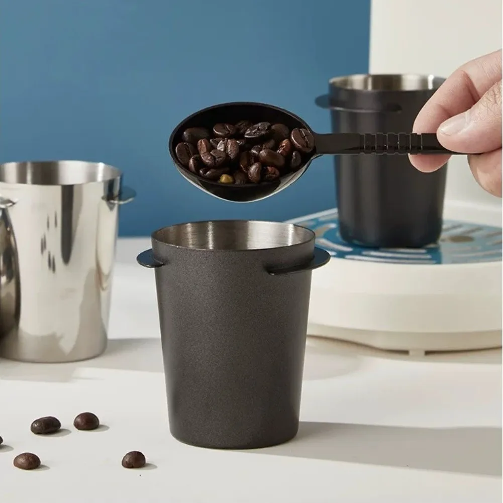 58mm Coffee Dosing Cup Stainless Steel Sniffing Cup For Espresso Portafilter Grounds Weighing Tool Kitchen Tool