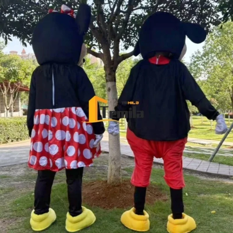 มิกกี้เมาส์ มินนี่คอสเพลย์เครื่องแต่งกายคลาสสิกการ์ตูนตัวละครมาสคอตโฆษณาเครื่องแต่งกายปาร์ตี้สัตว์ชุดคอสเพลย์