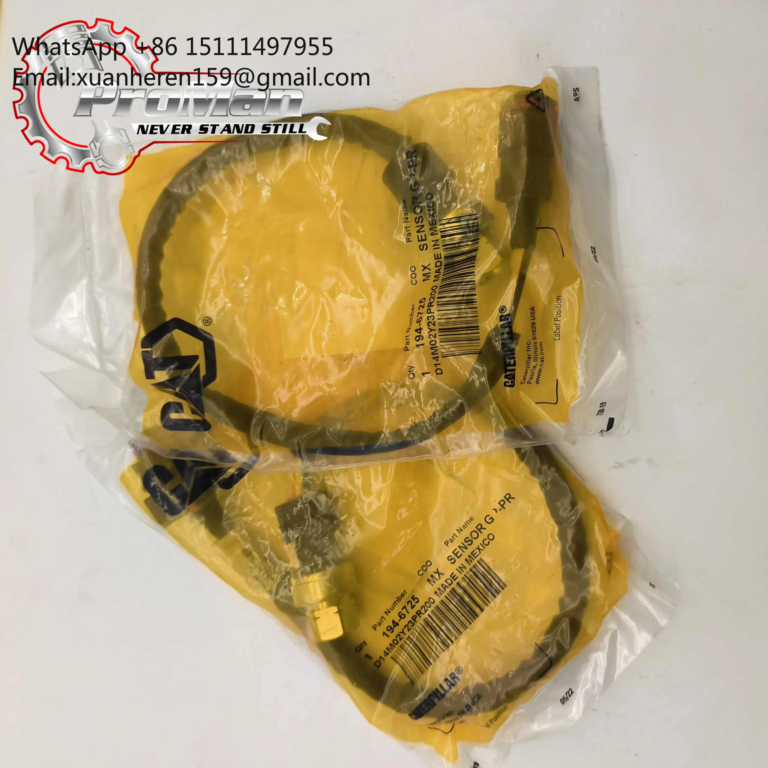 

Датчик давления двигателя Proman для строительной техники, номера деталей 304-5667, 194-6725, применим для морских вспомогательных двигателей 3512C, 3516C и т.д.