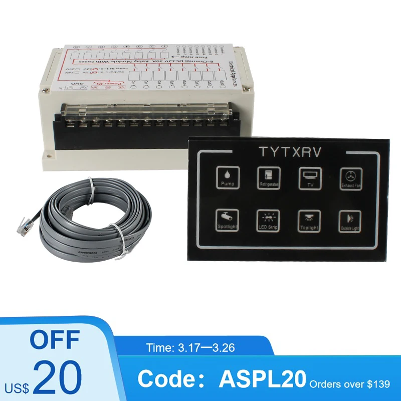 Panel de Control 12V para Caravana: La Solución Definitiva para el Control Inteligente de Tu Vehículo de Aventura