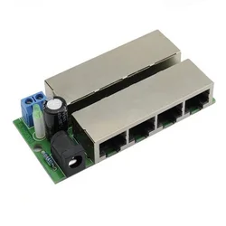 Fast Speed 4 Port POE Injector Splitter DC12-48V Power Over Ethernet Injector Adapter Power Supply 100Mbps Module