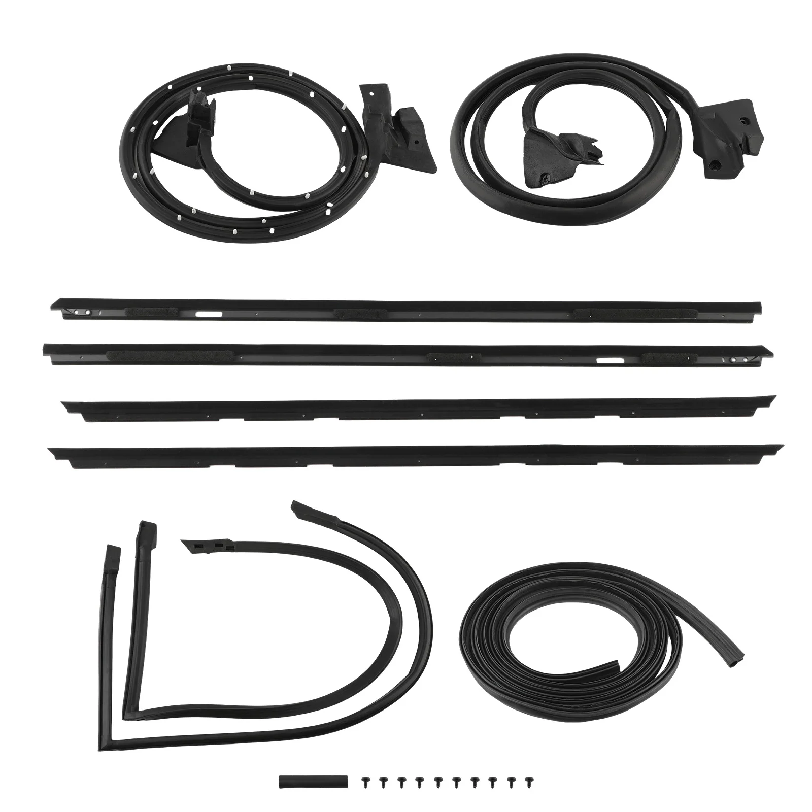 Lower Roof Inner Outer trunk Seal Weatherstripping Set for Chevrolet Monte Carlo