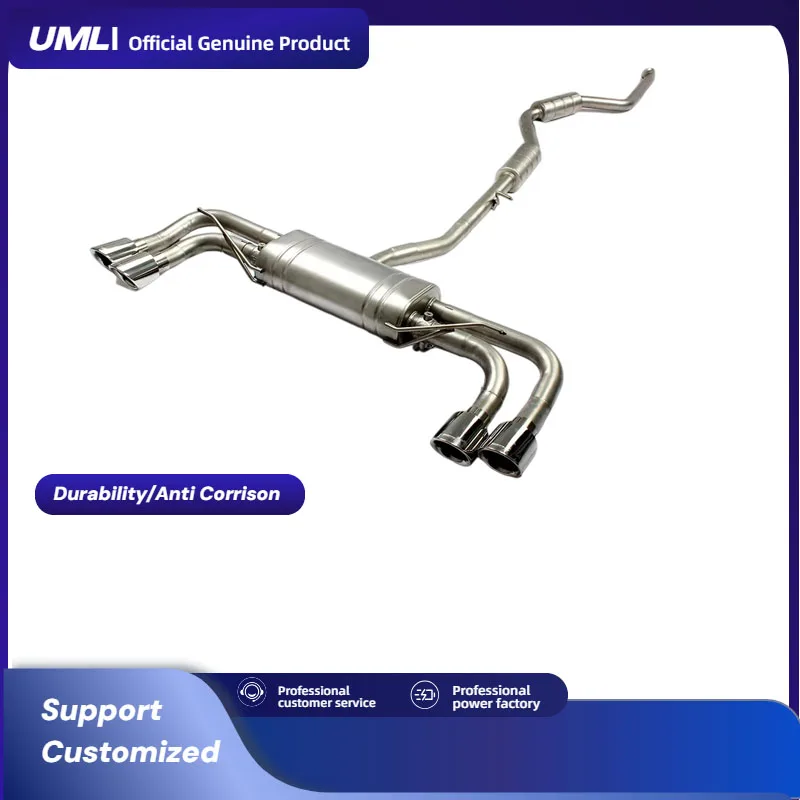 

OEM Exhaust System Exhaust Pipe Muffler Auto Parts 2016-2023 Racing Car Stainless Steel for Bmw X3/x4 M40i 3.0t X4