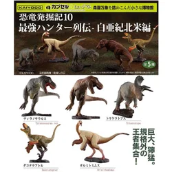 Original Kaiyodo Gashapon Pocket Museum Cretaceous Period Dinosaur Qversion Mini Anime Figure Model Toy Gift Collection Ornament