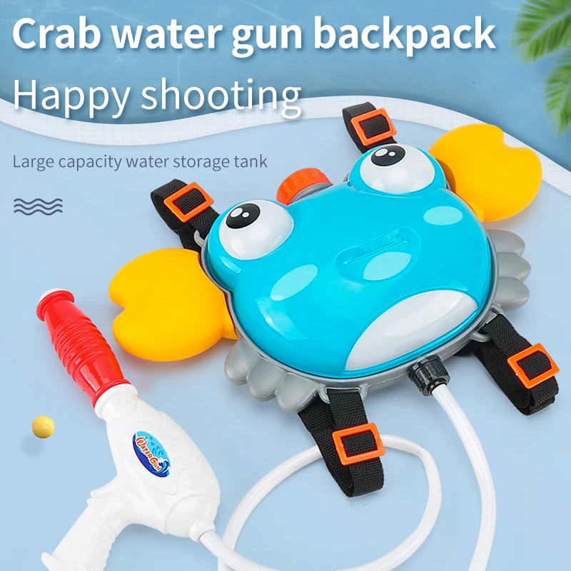 Mochila de presión de animales para niños, pistola de agua, juguetes de piscina de playa de verano, juego al aire libre, súper agua