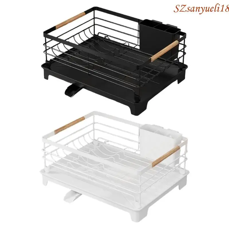 

94PC Iron Dish Rack Removable Utensils Tray Rustproof Design Holders For Kitchen Use