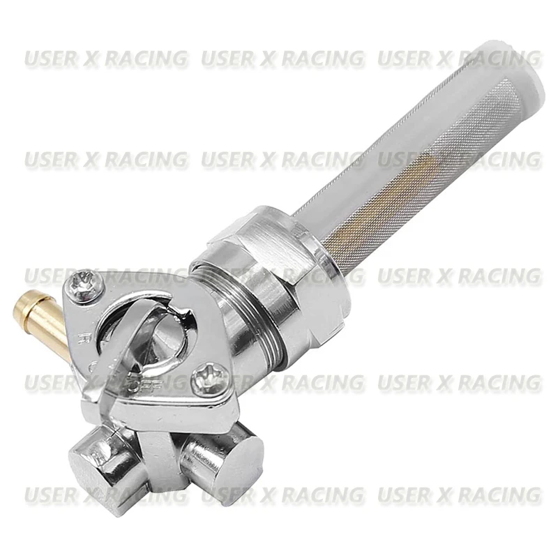 USERX Universal motorcycle fuel valve oil switch pump tap petrol pet cock filter for Harley Davidson 62169-83981 Sportster Glide