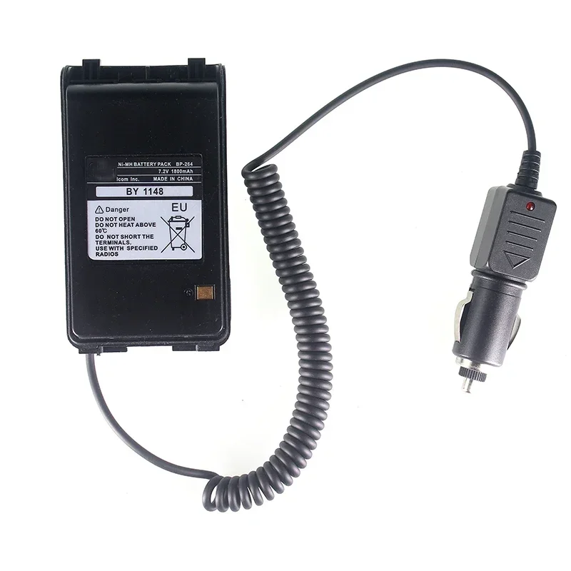 BP-264 Eliminator baterii do ICOM IC-V80 V80E IC-F3001 F3002 IC-F4001 IC-F4002 4008 baterie do Walkie Talkie adapter ładowarki