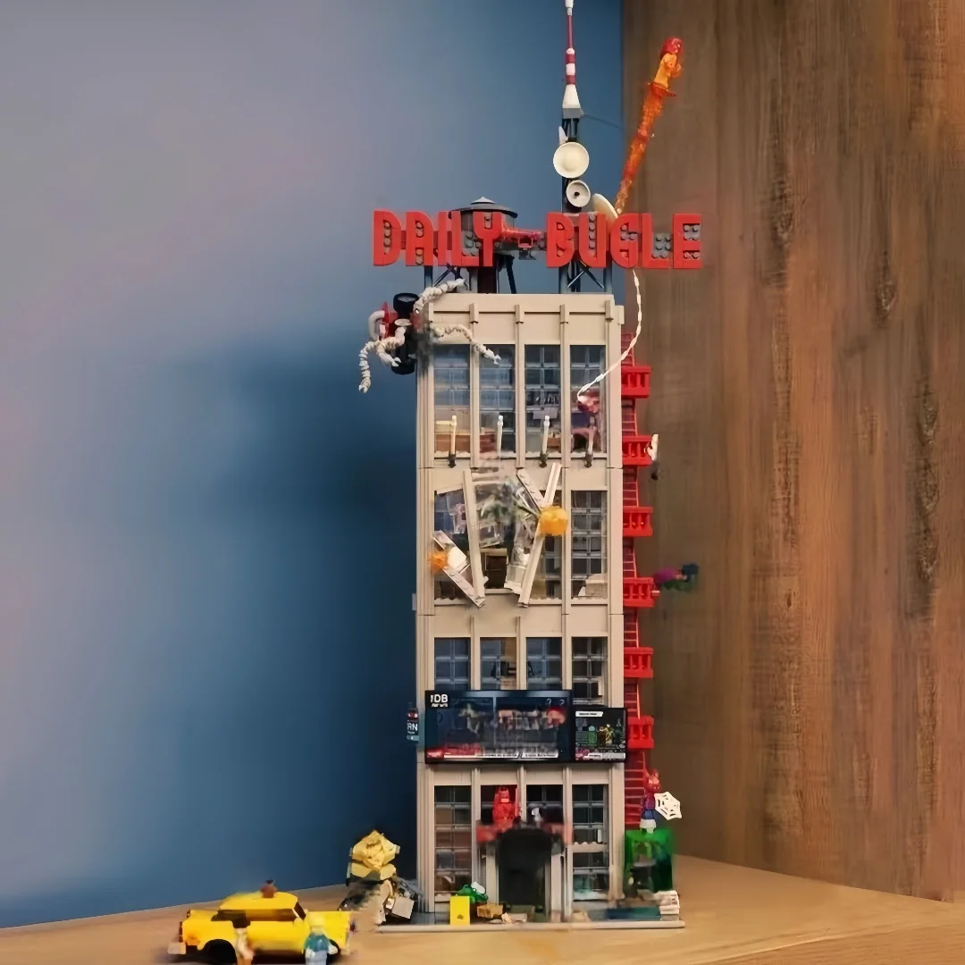 76178 بناء البوق لبنات البناء اليومية 3772 قطعة 60093 هدايا عيد الميلاد للأطفال