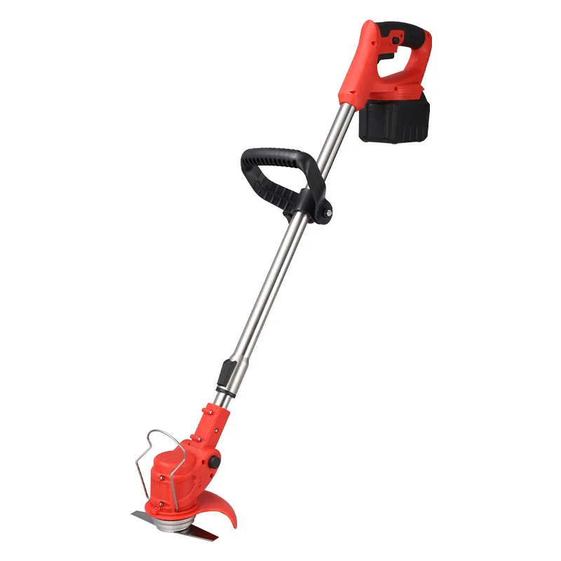 Electric Handheld High Power Lawn Mower With Lithium Battery And Metal Blade Small Garden Brush Cutter
