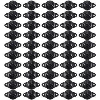 Izolator ogrodzeniowy koń bydło zwierząt akcesoria do ogrodzenia elektrycznego półkulisty izolator elektroniczny akcesoria do ogrodzenia 50 sztuk