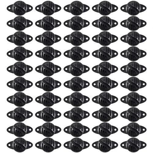 Aislador de valla eléctrica para caballos, ganado, accesorios de cerca eléctrica, accesorio de cerca electrónico, 50 piezas