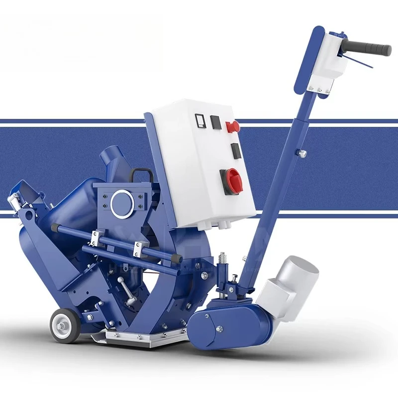 Customized 270mm Width Electric Road Shot Blasting Machine Portable Concrete Floor Prep Shot Blaster for Garage
