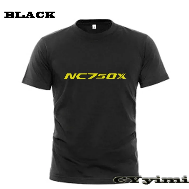 For  NC 750 X NC750X NC 750X T Shirt Men New LOGO T-shirt 100% Cotton Summer Short Sleeve Round Neck Tees Male