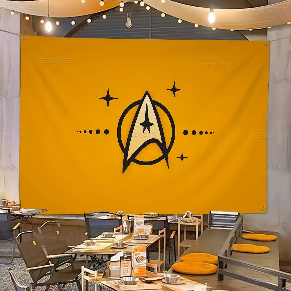 S-Star Trek Large Size Flags Printing Patterns Interesting Birthday Party Decorations Banner