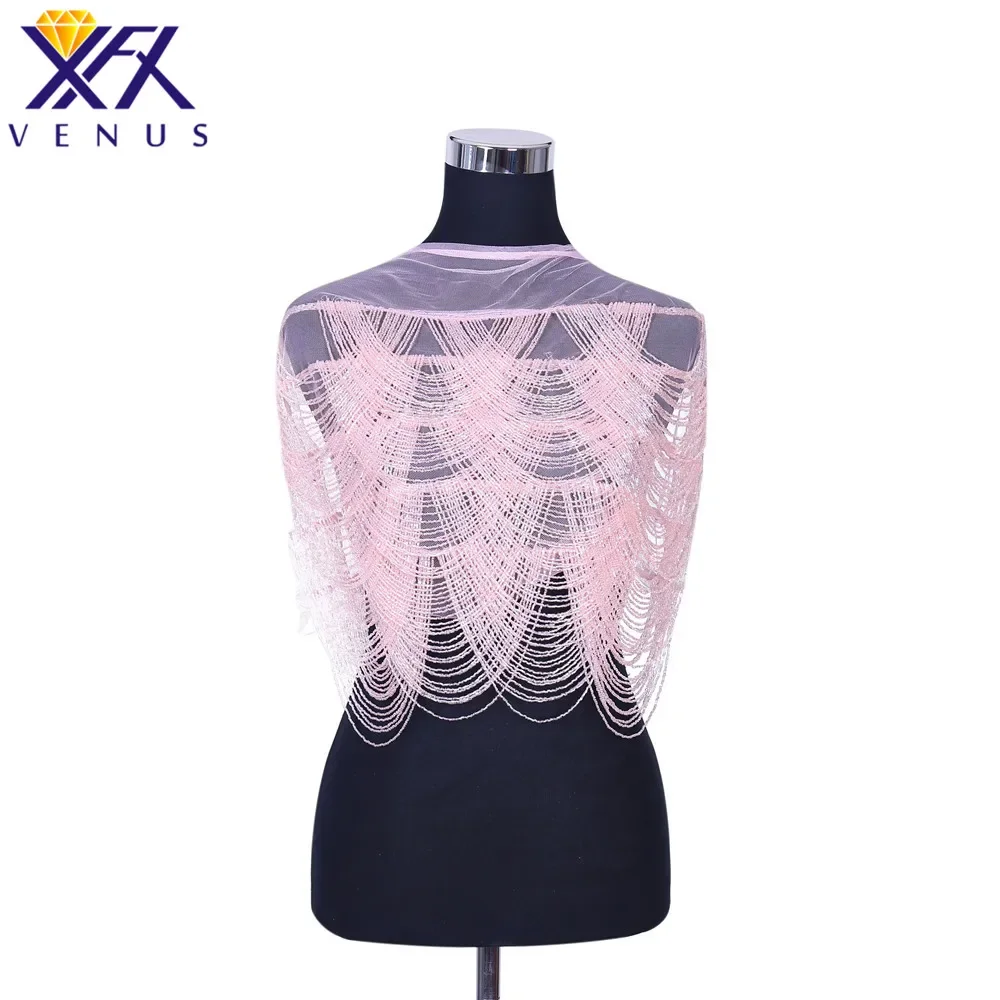 

XFX VENUS 1 PC Handmade Light Pinbeads Patches Rhinestones Applique Crystal Bodice Decorative Diamante for Women Clothing DIY