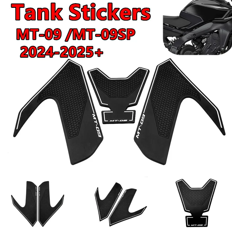 

Motorcycle Non-slip Side Fuel Tank Stickers Waterproof Pad Rubber Sticker For YAMAHA MT 09 MT09 MT-09SP 2024 2025 26 MT-09