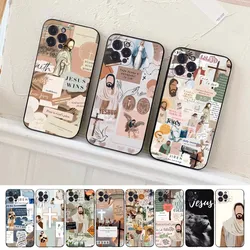 Faith Christian Religious Jesus Phone Case For iPhone 15 14 11 12 13 Mini Pro XS Max Cover 6 7 8 Plus X XR SE 2020 Funda Shell