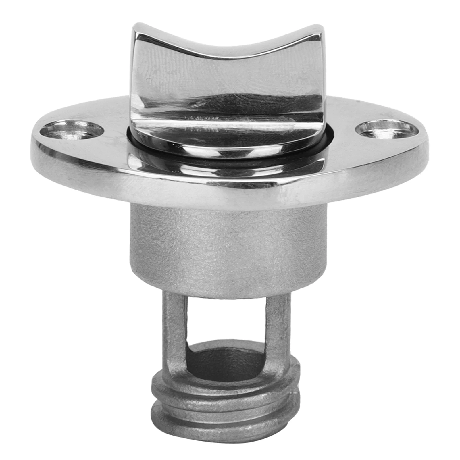 Boat Plug Drain Plug Drain Plug for Boat Oval Shaped Drain Plug Boat Yacht 316 Stainless Steel Rust-Resistant Drain Plug 1in